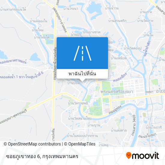 ซอยภูเขาทอง 6 แผนที่