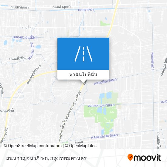 ถนนกาญจนาภิเษก แผนที่