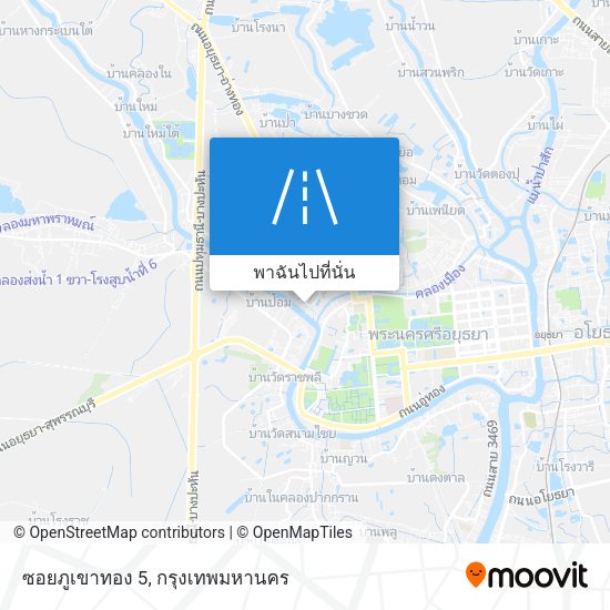 ซอยภูเขาทอง 5 แผนที่