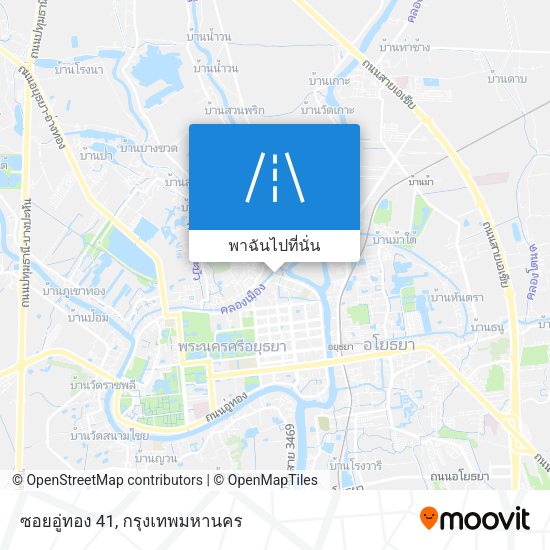 ซอยอู่ทอง 41 แผนที่
