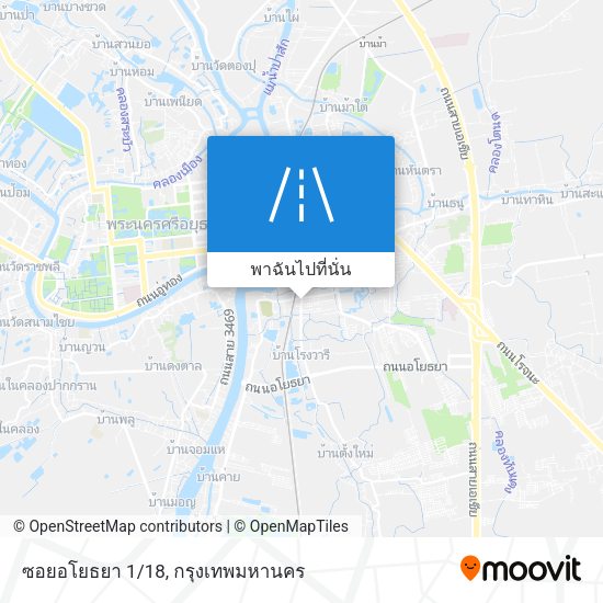 ซอยอโยธยา 1/18 แผนที่