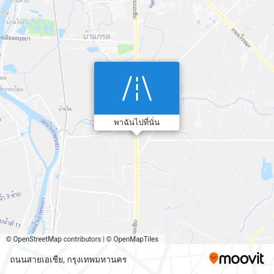ถนนสายเอเชีย แผนที่