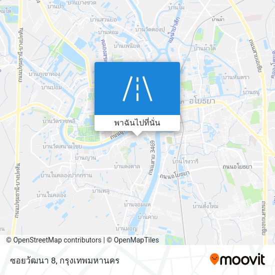 ซอยวัฒนา 8 แผนที่