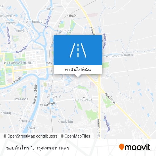 ซอยต้นไทร 1 แผนที่