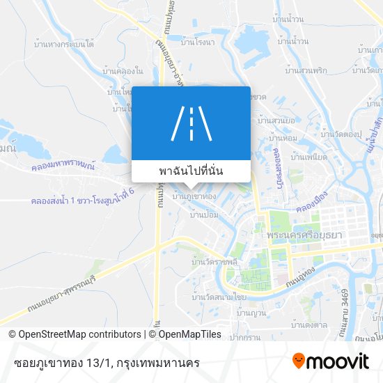 ซอยภูเขาทอง 13/1 แผนที่