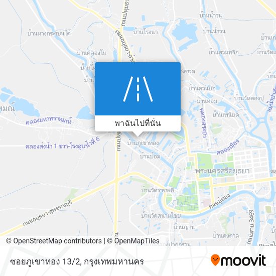 ซอยภูเขาทอง 13/2 แผนที่