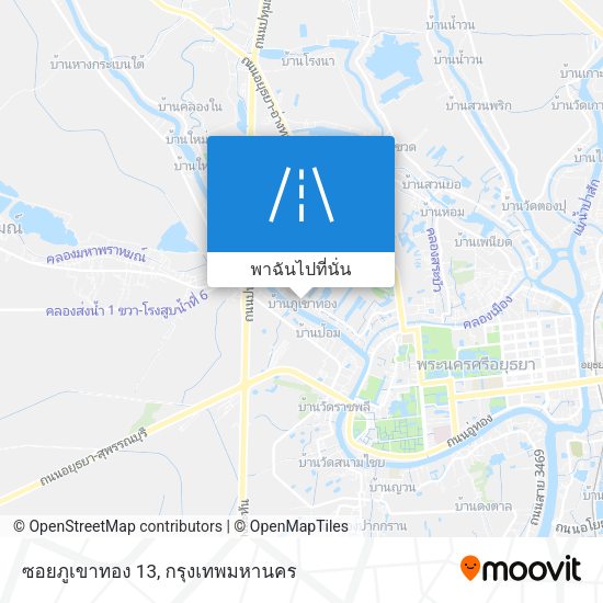 ซอยภูเขาทอง 13 แผนที่