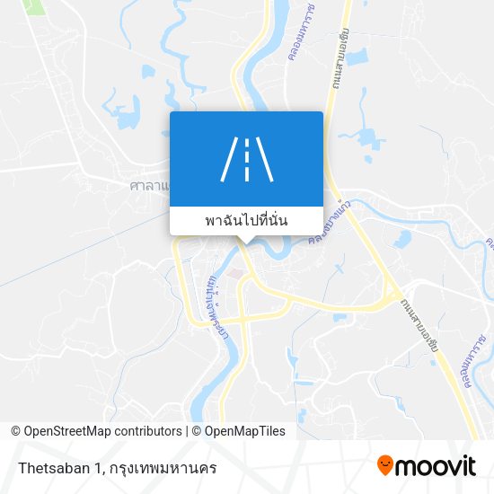 Thetsaban 1 แผนที่