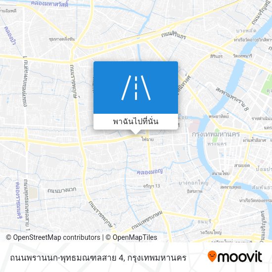 ถนนพรานนก-พุทธมณฑลสาย 4 แผนที่