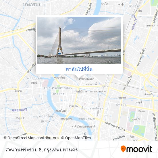 สะพานพระราม 8 แผนที่