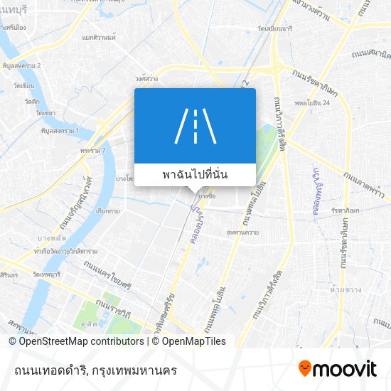 ถนนเทอดดำริ แผนที่
