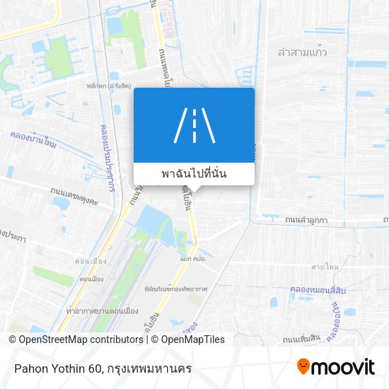 Pahon Yothin 60 แผนที่