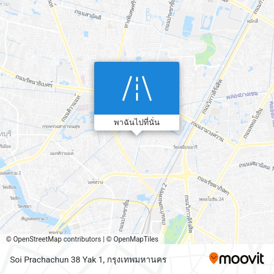 Soi Prachachun 38 Yak 1 แผนที่