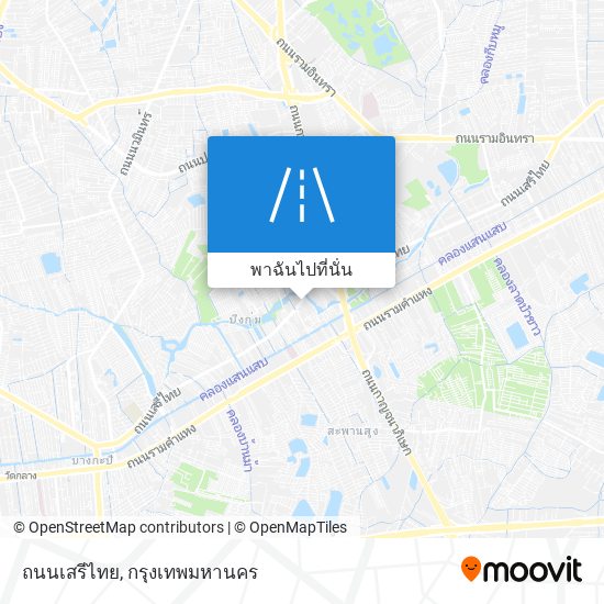 ถนนเสรีไทย แผนที่