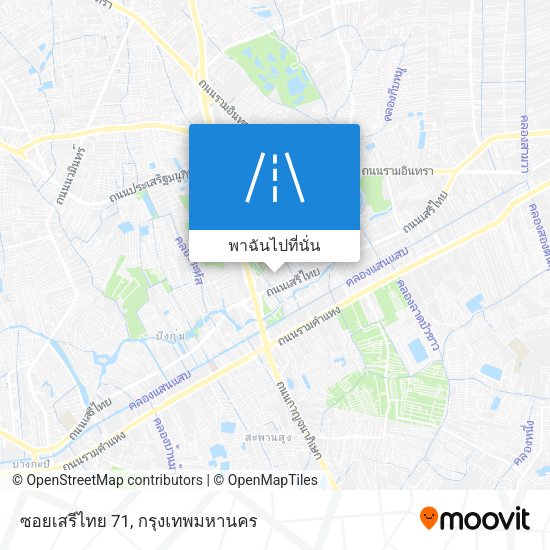 ซอยเสรีไทย 71 แผนที่