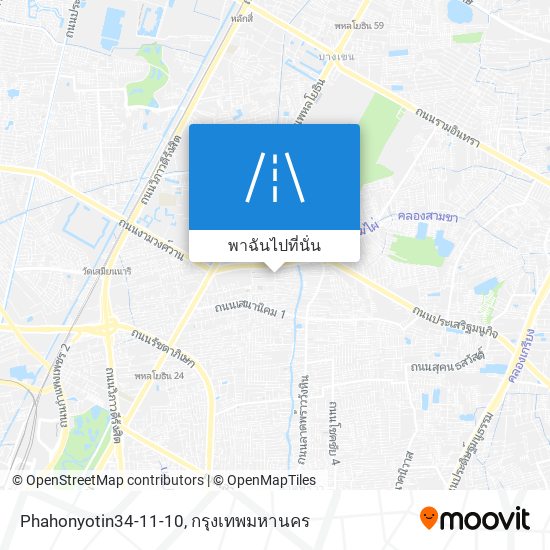 Phahonyotin34-11-10 แผนที่