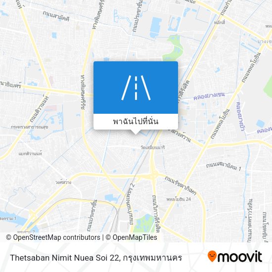 Thetsaban Nimit Nuea Soi 22 แผนที่