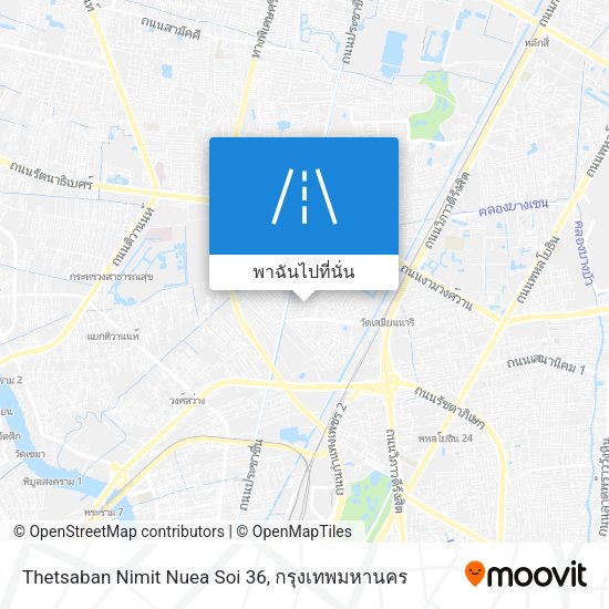 Thetsaban Nimit Nuea Soi 36 แผนที่