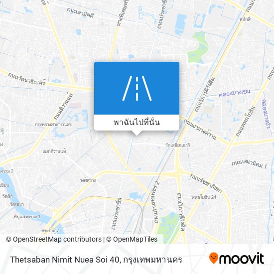 Thetsaban Nimit Nuea Soi 40 แผนที่