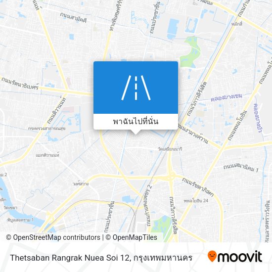 Thetsaban Rangrak Nuea Soi 12 แผนที่