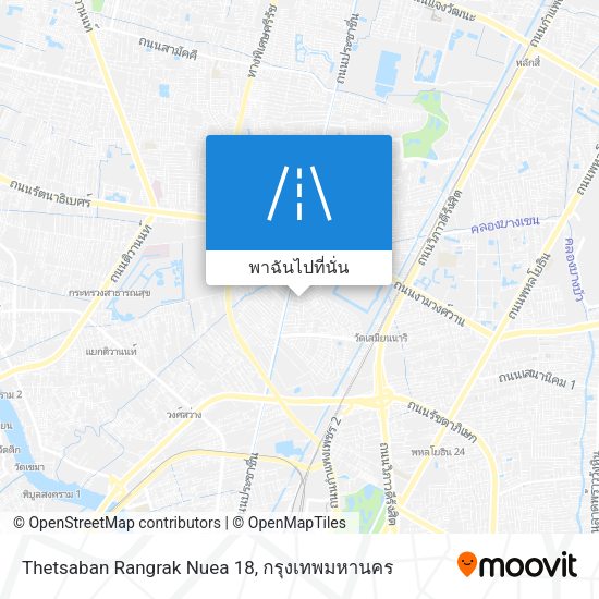 Thetsaban Rangrak Nuea 18 แผนที่