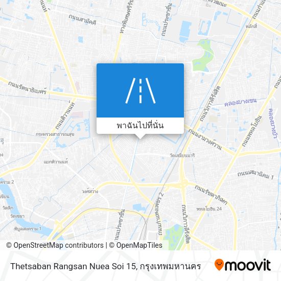 Thetsaban Rangsan Nuea Soi 15 แผนที่