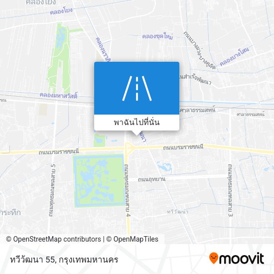 ทวีวัฒนา 55 แผนที่