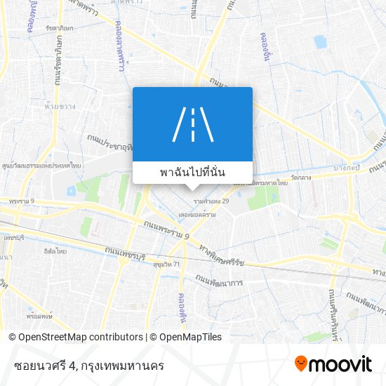 ซอยนวศรี 4 แผนที่