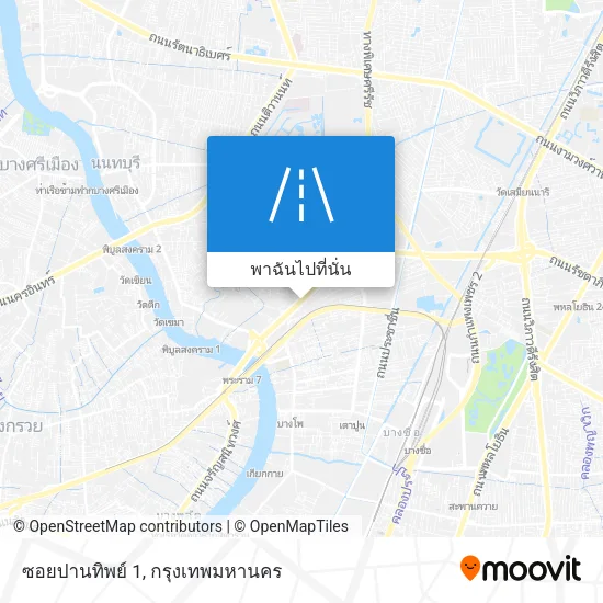 ซอยปานทิพย์ 1 แผนที่