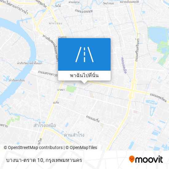 บางนา-ตราด 10 แผนที่