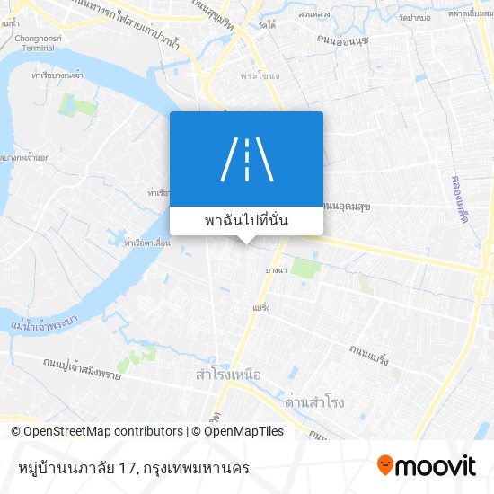 หมู่บ้านนภาลัย 17 แผนที่