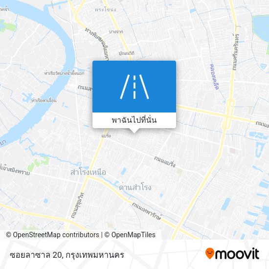 ซอยลาซาล 20 แผนที่