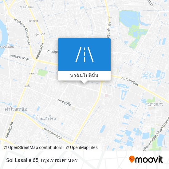 Soi Lasalle 65 แผนที่
