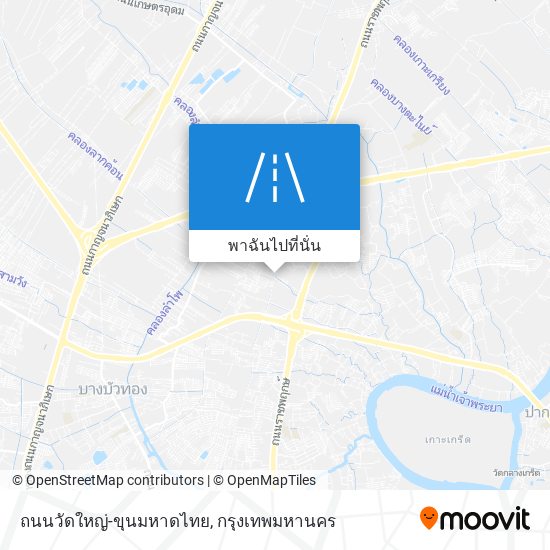 ถนนวัดใหญ่-ขุนมหาดไทย แผนที่