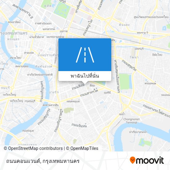 ถนนคอนแวนต์ แผนที่