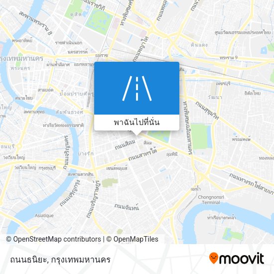 ถนนธนิยะ แผนที่