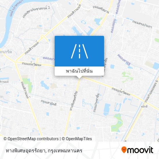 ทางพิเศษอุดรรัถยา แผนที่
