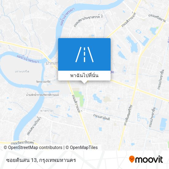 ซอยต้นสน 13 แผนที่