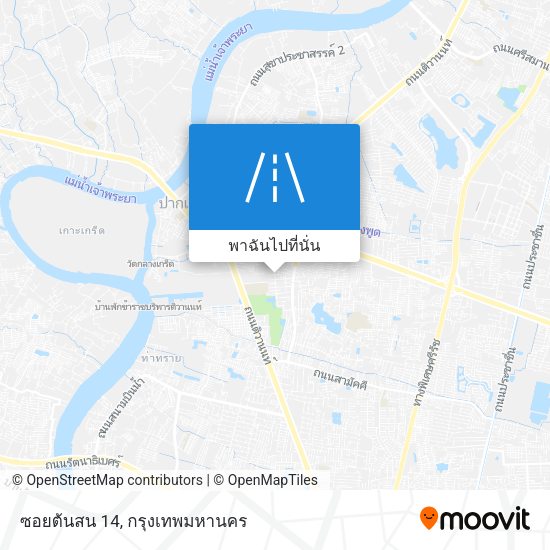 ซอยต้นสน 14 แผนที่