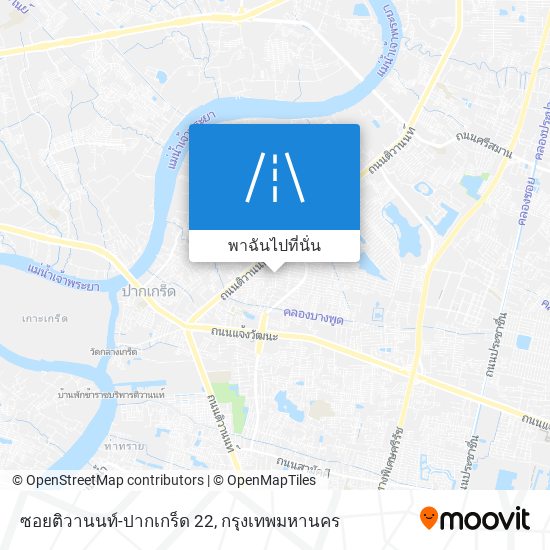 ซอยติวานนท์-ปากเกร็ด 22 แผนที่