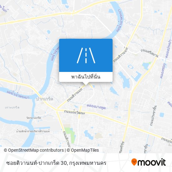 ซอยติวานนท์-ปากเกร็ด 30 แผนที่