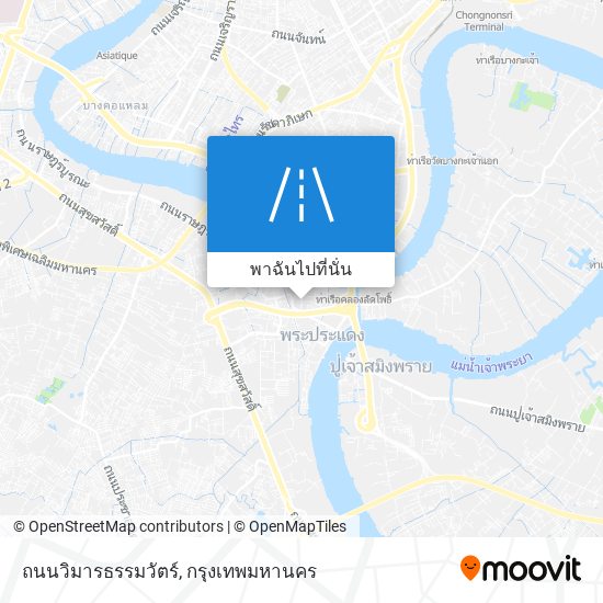 ถนนวิมารธรรมวัตร์ แผนที่