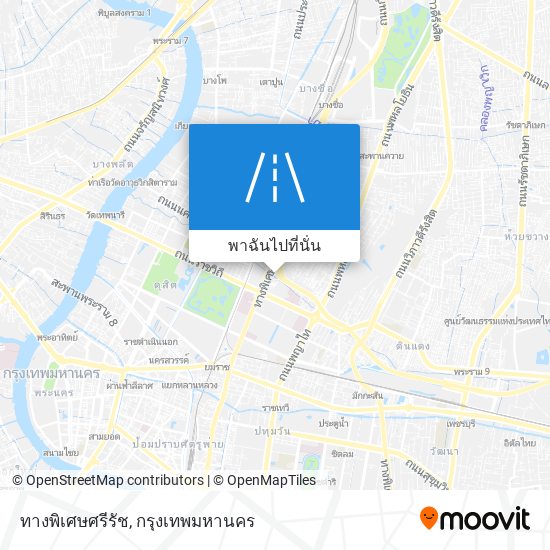 ทางพิเศษศรีรัช แผนที่