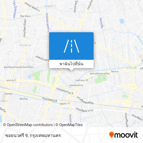 ซอยนวศรี 9 แผนที่