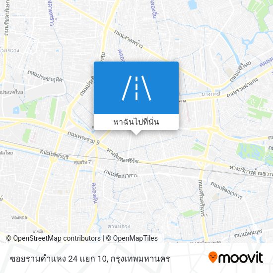 ซอยรามคำแหง 24 แยก 10 แผนที่