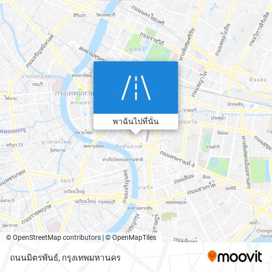 ถนนมิตรพันธ์ แผนที่