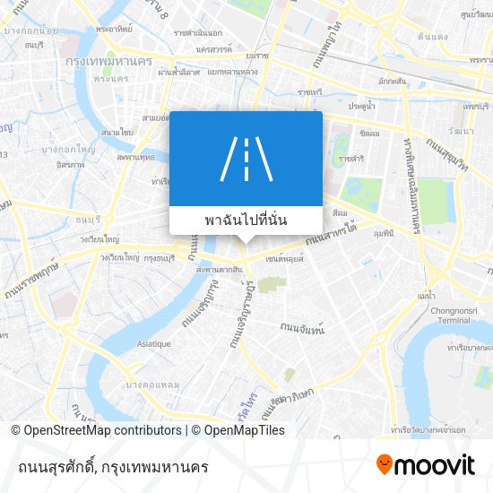 ถนนสุรศักดิ์ แผนที่