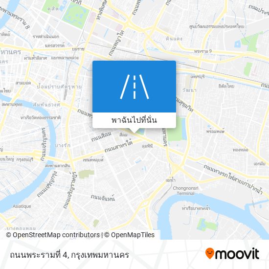 ถนนพระรามที่ 4 แผนที่