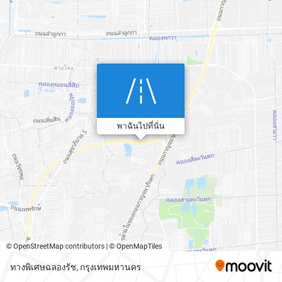 ทางพิเศษฉลองรัช แผนที่