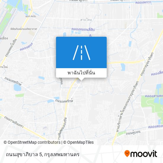 ถนนสุขาภิบาล 5 แผนที่